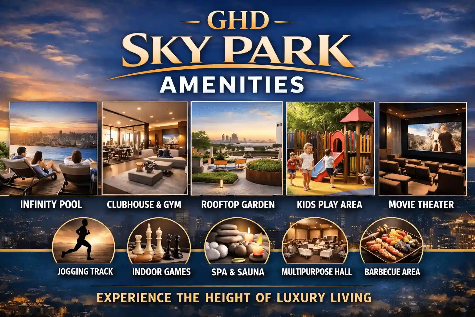 GHD Sky Park Luxury Amenities Overview